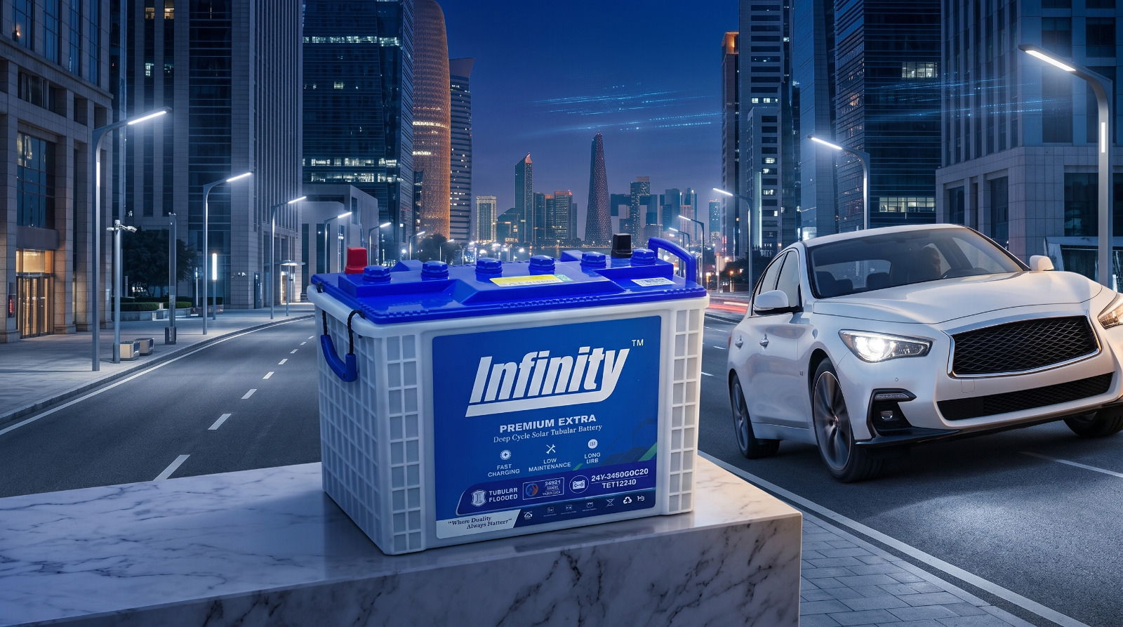 Batteries category visual for INFINITY