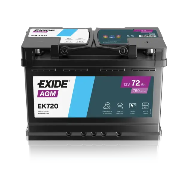 Exide AGM EK720